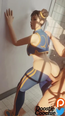 Chun Li Fucked against the wall