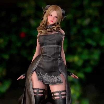 skyrim hot model outfit