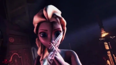 elsa anal penetration