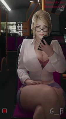 Sarah Bryant en el bus