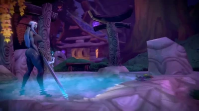 Sallai s relaxation is rudely interrupted by a few wandering ghouls.