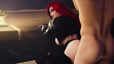 Katarina anal creampie