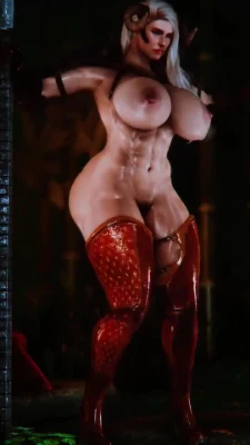 Muscular Girl hot dancing 2 - Skyrim sexy Modding