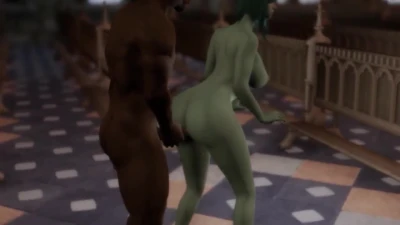 The dragonborn serves orcs always