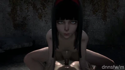 Red Girl riding POV