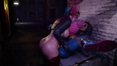 Diana tries to be quiet but Harley just doesn t care.