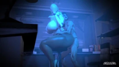 Android  Cyborg  lady-bot  whatever... Nobody is able to resist Haydee’s goodies.