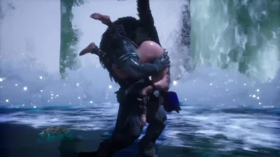 Waterfall sex