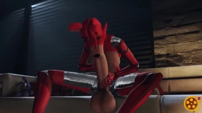 Foxy s Selfsuck (animated) She s just passing the time...