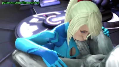 samus sucking dick