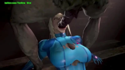 Samus sucking 2