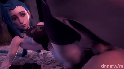 Jinx getting rear-ended