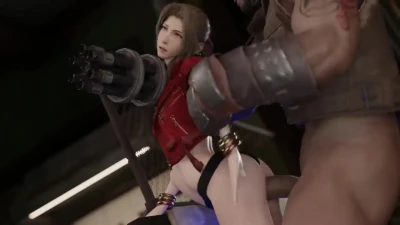 some Aerith and Barret