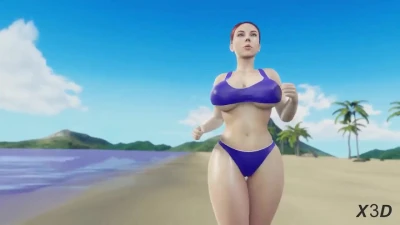 Black Widow Jogging Animation