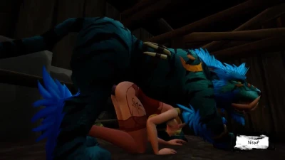 elf being fucked by her pet