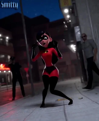 Violet s powers on the fritz.