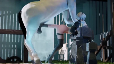 2b x horse fuck