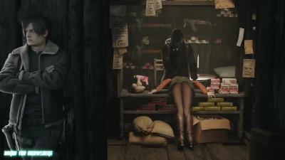 Ashley  pays  for Leon s purchases.