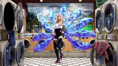 K/DA Ahri Stuck In Washing Machine FULL