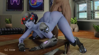 widowmaker gently ride on the table