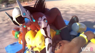 Symmetra rides Torbjorn