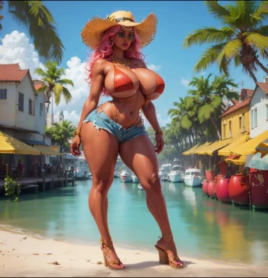 Valentina  Puerto Rico Bimbo ( Painting vs Realistic Loop )