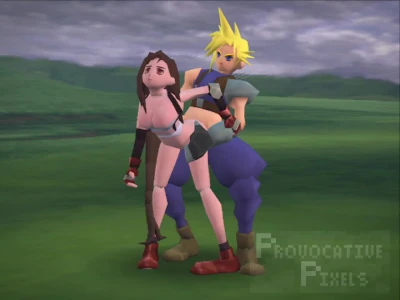 Tifa and Cloud banging