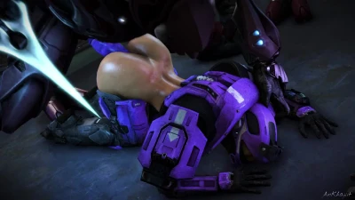 [AnKhajiit] Spartan Liz Captured by Covies (Commission)