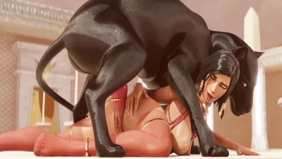 Pharah and her panther by GizDoozer