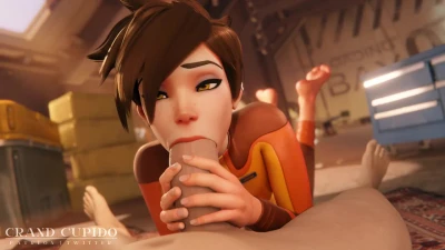 Overwatch Tracer Enjoys Big Delicious Cock Very Much