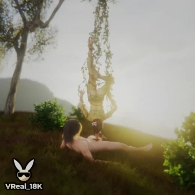 Poison Ivy Spinning Blowjob Hanging (Arkham Knight parody)