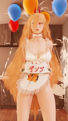 POV you are Denji its your birthday and nothing bad never ever happened