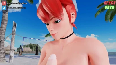 Frankie at the beach