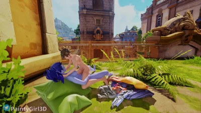 [Part 1] Tracer and Widowmaker couldn t resist during the fight