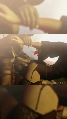 Rina Vs The Orc Futa Champion #futa #elf #virtamate