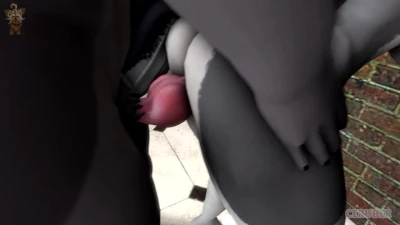 Fucked Loona from behind... (Helluva Boss)
