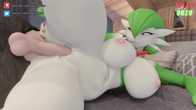 Gardevoir and her trainer