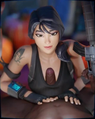 Fortnite titty fuck by Big Black Cock #fortnite #BBC #tits