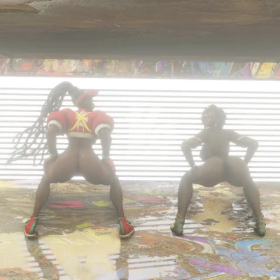 Twerk those chocolate asses