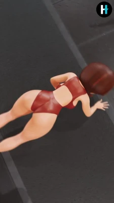 Aunt Cass sexy exercises