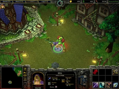 Jaina getting ganked at night [Warcraft]