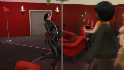 Sandra Pole Dancing at the Strip Club