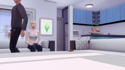 Step-Sister Fucked Front Of Dad