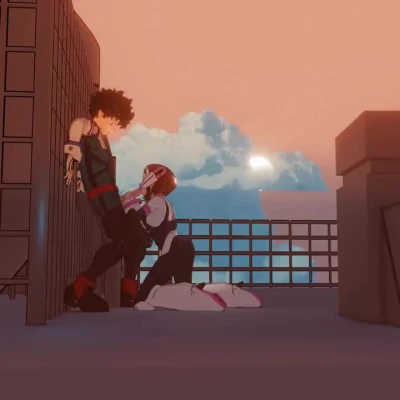 Deku and Uraraka Animation - Fun Times