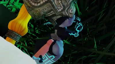 Some more action with Midna I just really love her design