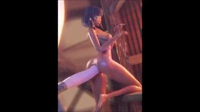 Pharah x Horse barn fuck with alt skins