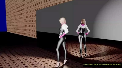 Gwen Stacy Sexy Modeling