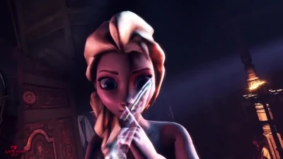 15 minute animation with Elsa (Frozen) available in early access on my Patreon
