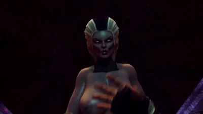Two Minute Loop Animation with Sindel from Mortal Kombat X Prepare to Fight