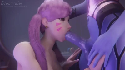 D.va figured she'd let Widow do the work for once. Guess she likes it rough